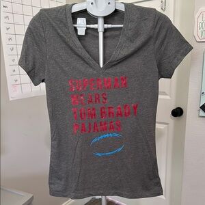 Bella Canvas Gray Fitted Short Sleeve Tom Brady T-Shirt